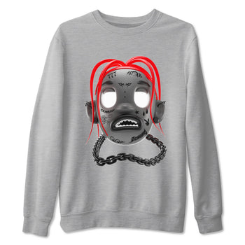 Air Jordan 4 Bred Reimagined shirt to match jordans Goosebumps Boy sneaker tees AJ4 Bred Reimagined SNRT Sneaker Release Tees unisex cotton Heather Grey 2 crew neck shirt
