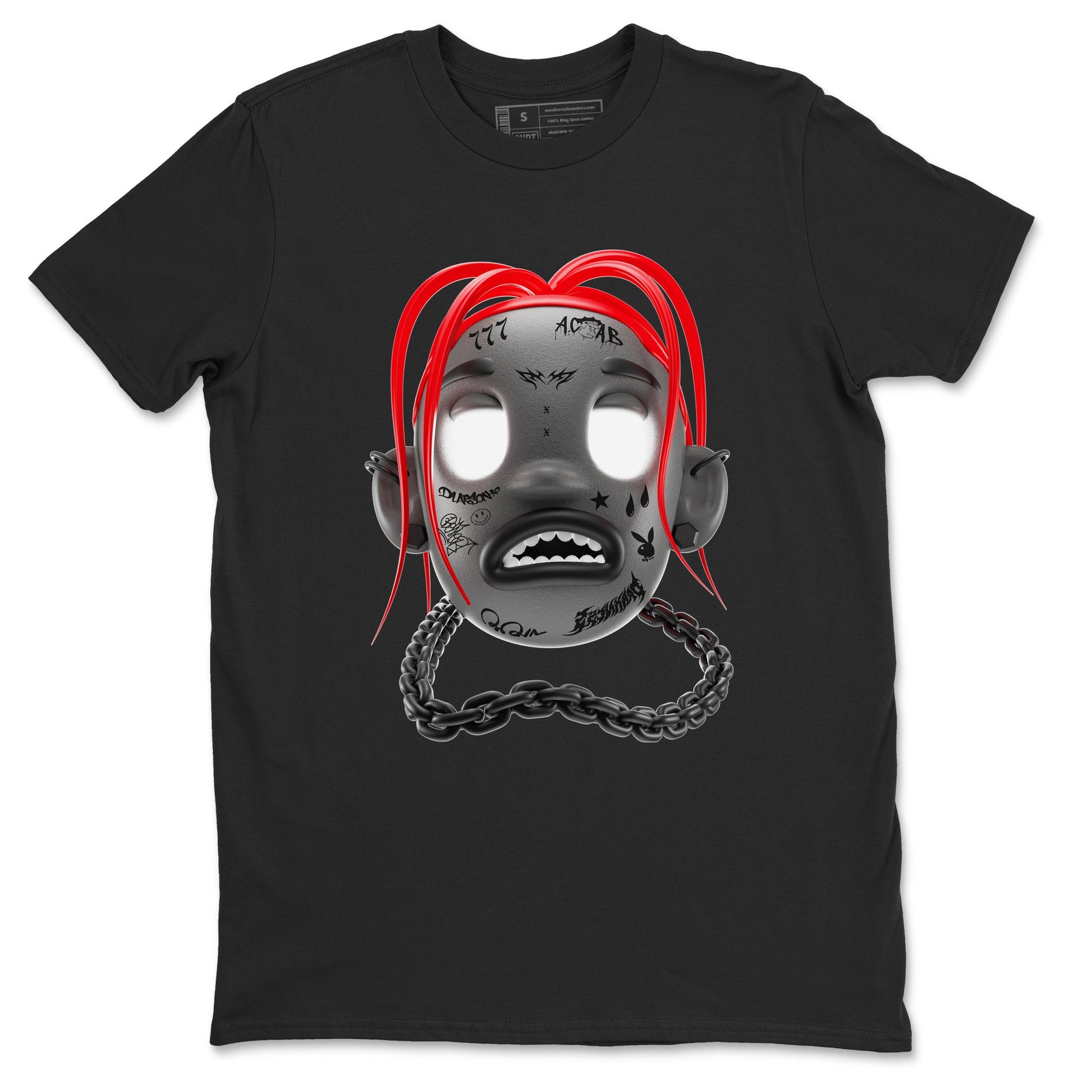 Air Jordan 4 Bred Reimagined shirt to match jordans Goosebumps Boy sneaker tees AJ4 Bred Reimagined SNRT Sneaker Release Tees unisex cotton Black 2 crew neck shirt