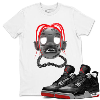 Air Jordan 4 Bred Reimagined shirt to match jordans Goosebumps Boy sneaker tees AJ4 Bred Reimagined SNRT Sneaker Release Tees unisex cotton White 1 crew neck shirt