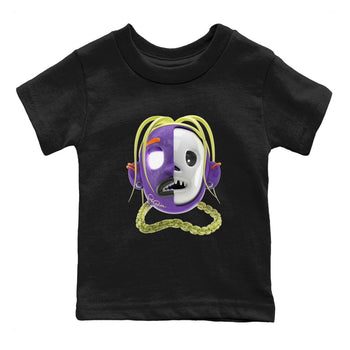 Air Jordan 4 Canyon Purple shirt to match jordans Goosebumps Boy sneaker tees AJ4 Canyon Purple SNRT Sneaker Release Tees Baby Toddler Black 2 T-Shirt, Halloween tshirt