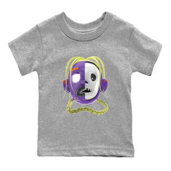 Air Jordan 4 Canyon Purple shirt to match jordans Goosebumps Boy sneaker tees AJ4 Canyon Purple SNRT Sneaker Release Tees Baby Toddler Heather Grey 2 T-Shirt, Halloween tshirt