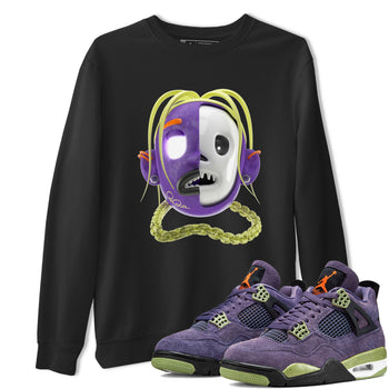 Air Jordan 4 Canyon Purple shirt to match jordans Goosebumps Boy sneaker tees AJ4 Canyon Purple SNRT Sneaker Release Tees Unisex Black 1 T-Shirt, Halloween tshirt