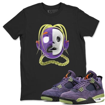 Air Jordan 4 Canyon Purple shirt to match jordans Goosebumps Boy sneaker tees AJ4 Canyon Purple SNRT Sneaker Release Tees Unisex Black 1 T-Shirt, Halloween tshirt