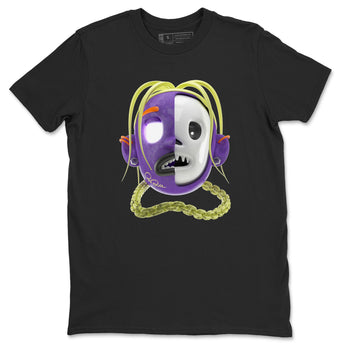 Air Jordan 4 Canyon Purple shirt to match jordans Goosebumps Boy sneaker tees AJ4 Canyon Purple SNRT Sneaker Release Tees Unisex Black 2 T-Shirt, Halloween tshirt