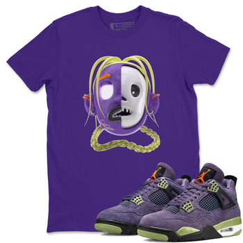 Air Jordan 4 Canyon Purple shirt to match jordans Goosebumps Boy sneaker tees AJ4 Canyon Purple SNRT Sneaker Release Tees Unisex Purple 1 T-Shirt, Halloween tshirt
