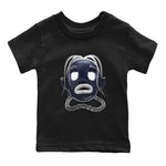 Air Jordan 5 Georgetown Sneaker Match Tees Goosebumps Boy Sneaker Tees AJ5 Georgetown Sneaker Release Tees Kids Shirts Black 2