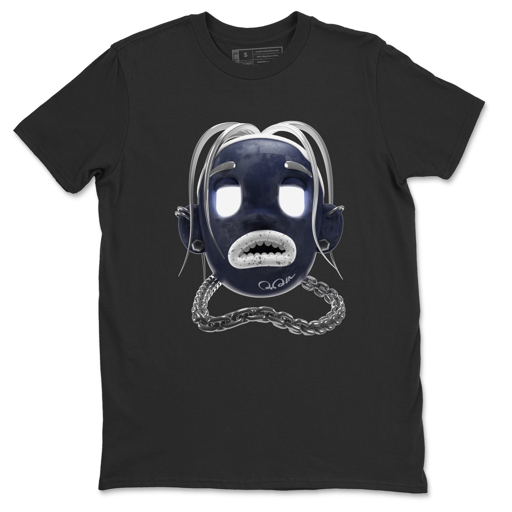 Air Jordan 5 Georgetown Sneaker Match Tees Goosebumps Boy Sneaker Tees AJ5 Georgetown Sneaker Release Tees Unisex Shirts Black 2