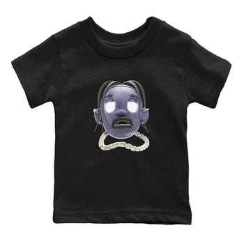Air Jordan 5 Indigo Haze Sneaker Match Tees Goosebumps boy Sneaker Tees AJ5 Indigo Haze Sneaker Release Tees Kids Shirts Black 2