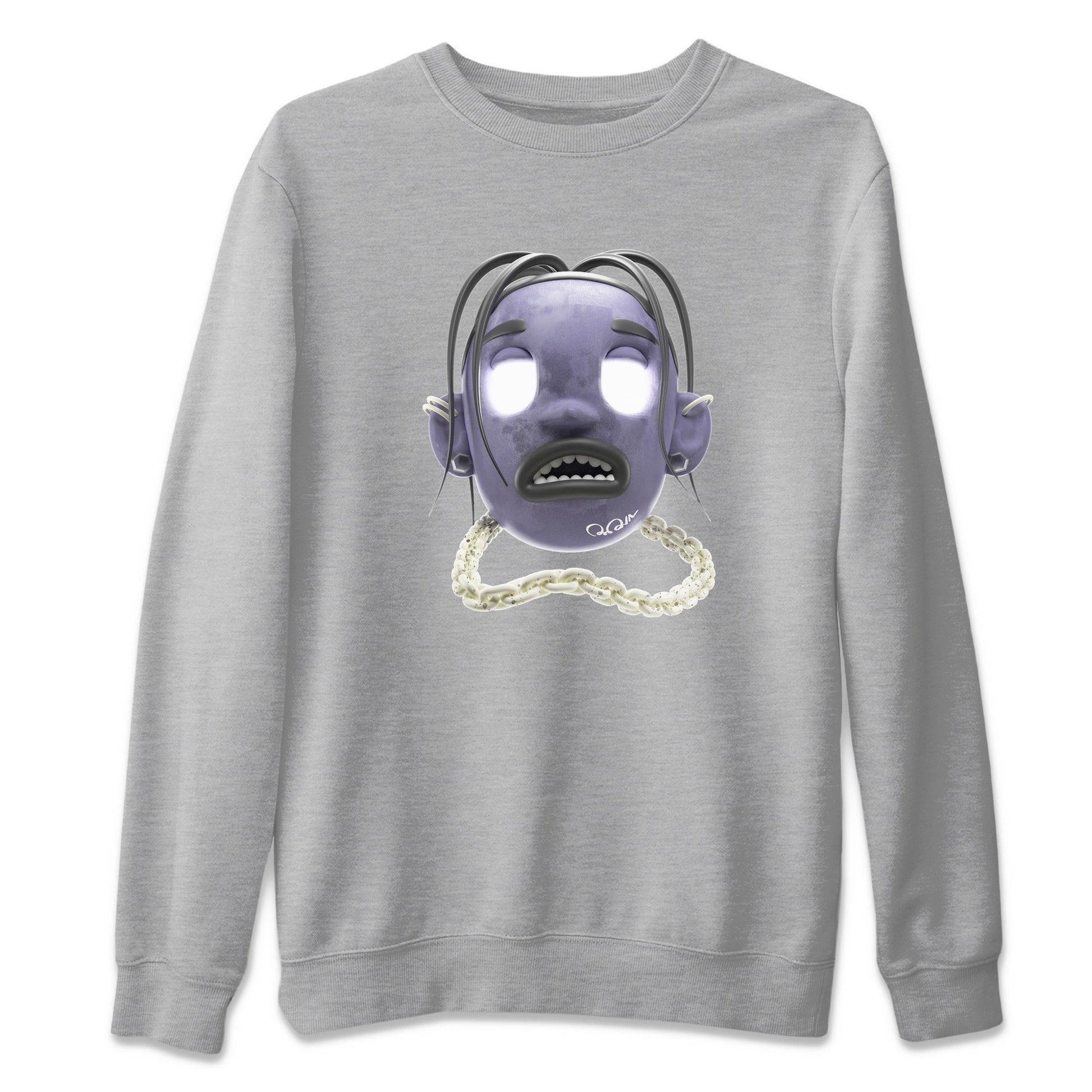 Air Jordan 5 Indigo Haze Sneaker Match Tees Goosebumps boy Sneaker Tees AJ5 Indigo Haze Sneaker Release Tees Unisex Shirts Heather Grey 2