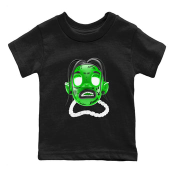 Air Jordan 5 Lucky Green shirt to match jordans Goosebumps Boy sneaker tees Air Jordan 5 Lucky Green SNRT sneaker release tees baby toddler Black 2 cotton Shirt