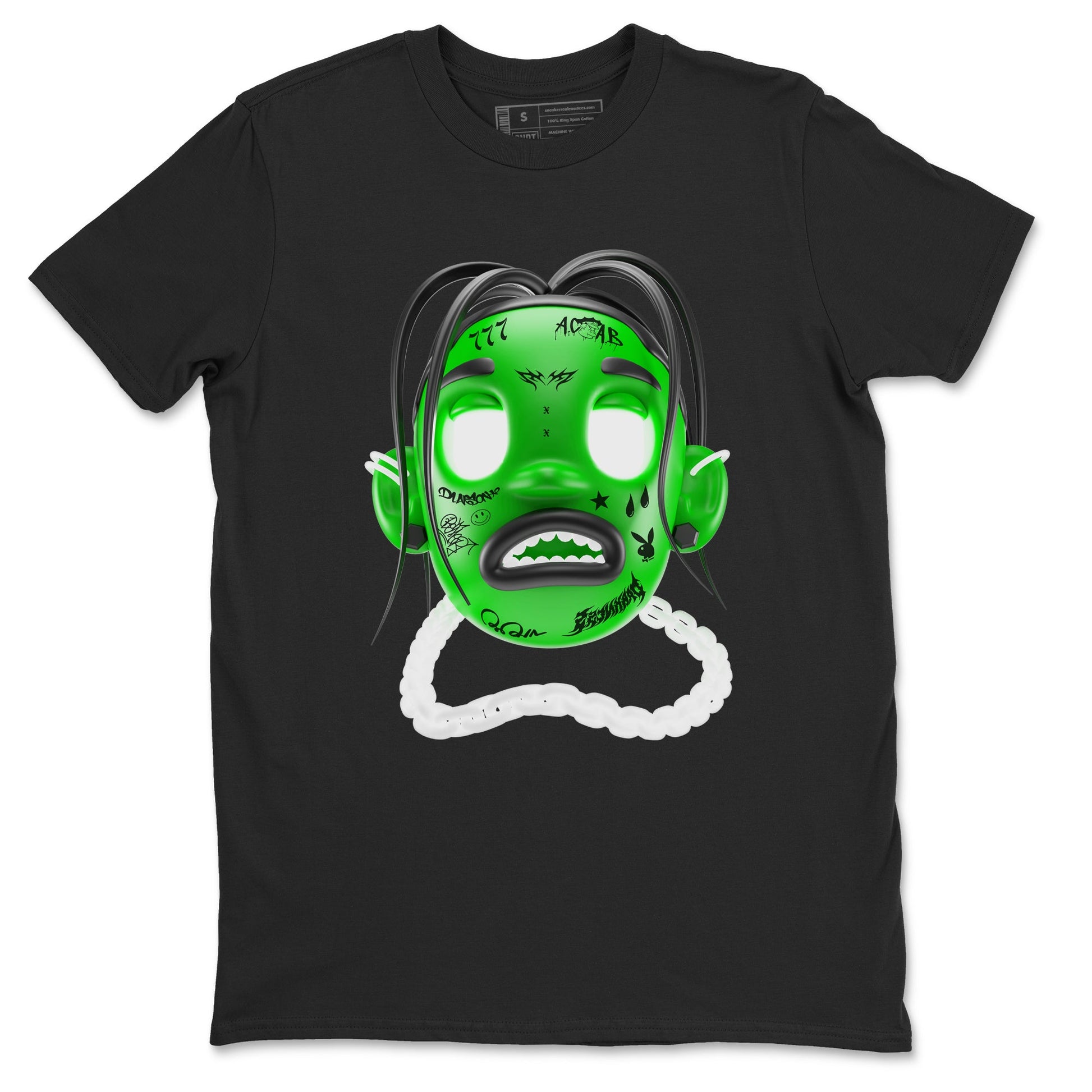 Air Jordan 5 Lucky Green shirt to match jordans Goosebumps Boy sneaker tees Air Jordan 5 Lucky Green SNRT Sneaker Release Tees unisex cotton Black 2 crew neck shirt
