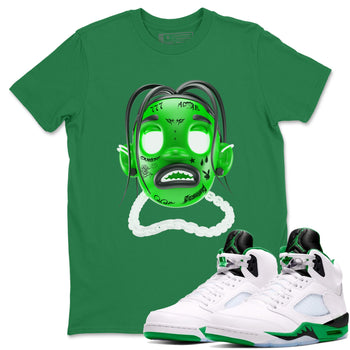 Air Jordan 5 Lucky Green shirt to match jordans Goosebumps Boy sneaker tees Air Jordan 5 Lucky Green SNRT Sneaker Release Tees unisex cotton Kelly Green 1 crew neck shirt