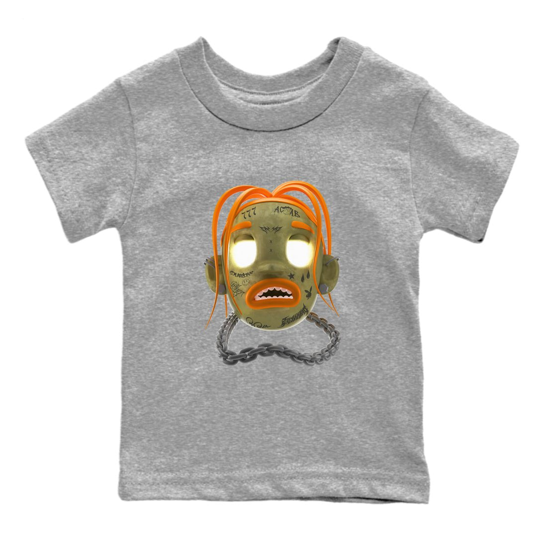 Air Jordan 5 Olive shirt to match jordans Goosebumps Boy sneaker tees Air Jordan 5 Olive SNRT sneaker release tees baby toddler Heather Grey 2 cotton Shirt