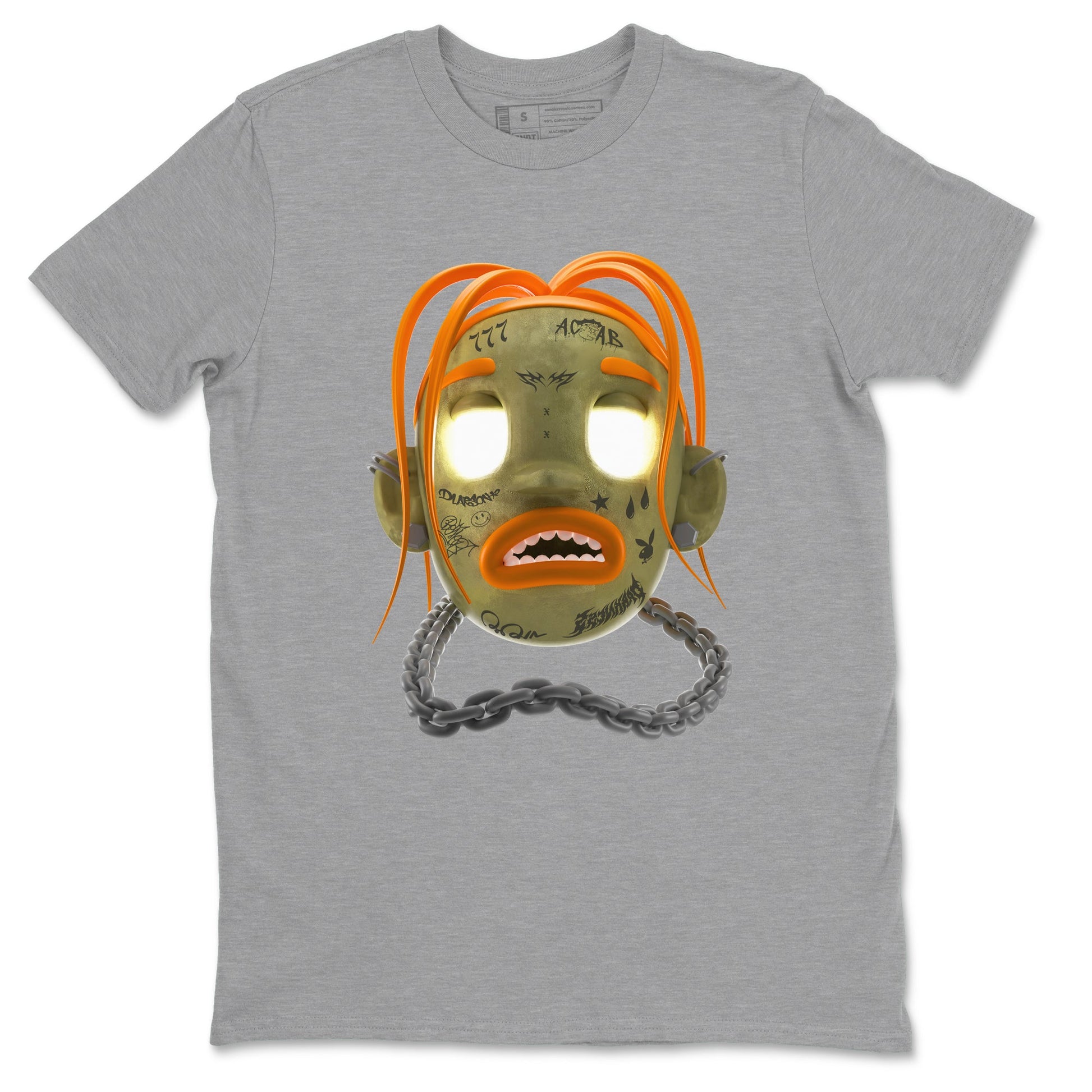 Air Jordan 5 Olive shirt to match jordans Goosebumps Boy sneaker tees Air Jordan 5 Olive SNRT Sneaker Release Tees unisex cotton Heather Grey 2 crew neck shirt