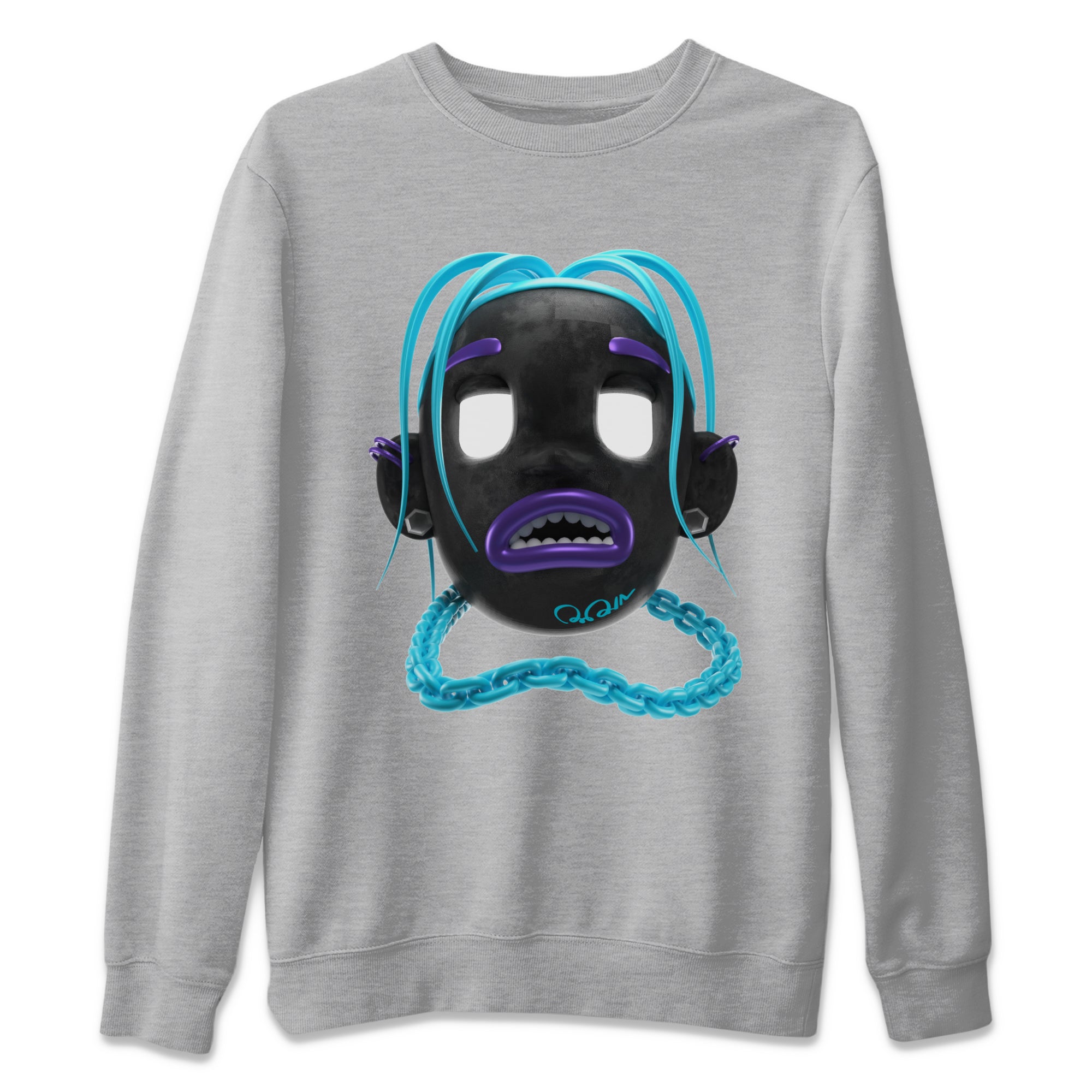 Air Jordan 6 Aqua Sneaker Match Tees Goosebumps Boy Sneaker Tees AJ6 Aqua Sneaker Release Tees Unisex Shirts Heather Grey 2
