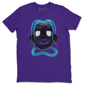 Air Jordan 6 Aqua Sneaker Match Tees Goosebumps Boy Sneaker Tees AJ6 Aqua Sneaker Release Tees Unisex Shirts Purple 2