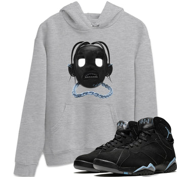 Air Jordan 7 Chambray Sneaker Match Tees Goosebumps Boy Sneaker Tees AJ7 Chambray Sneaker Release Tees Unisex Shirts Heather Grey 1