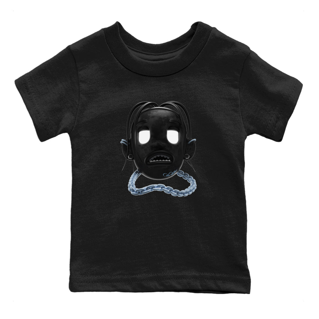 Air Jordan 7 Chambray Sneaker Match Tees Goosebumps Boy Sneaker Tees AJ7 Chambray Sneaker Release Tees Kids Shirts Black 2