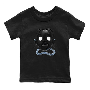 Air Jordan 7 Chambray Sneaker Match Tees Goosebumps Boy Sneaker Tees AJ7 Chambray Sneaker Release Tees Kids Shirts Black 2