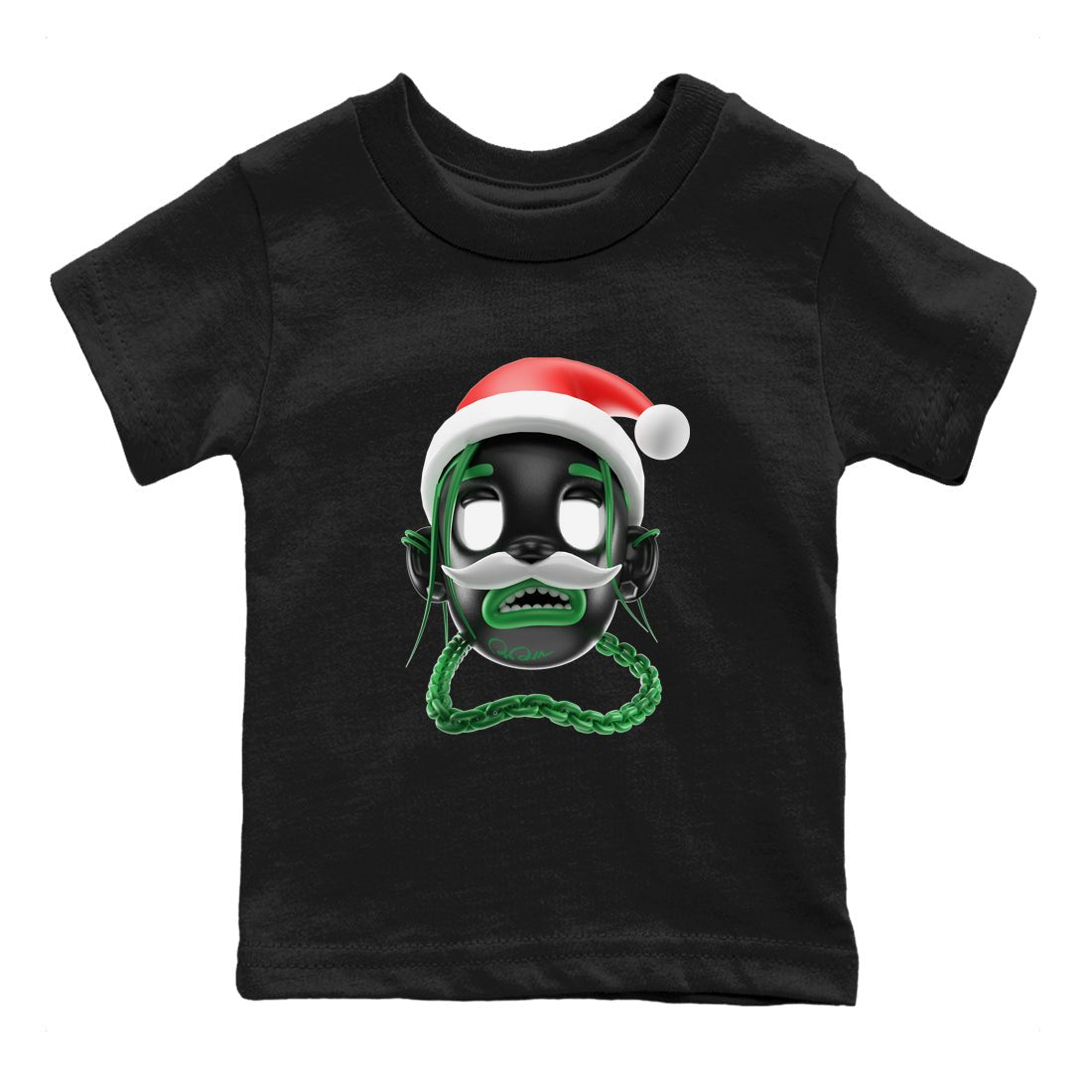 Air Jordan 1 Celtics shirt to match jordans Goosebumps Boy Christmas Edition sneaker tees Santa Gift AJ1 Celtics SNRT Sneaker Release Tees Baby Toddler Black 2 T-Shirt