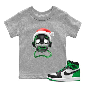 Air Jordan 1 Celtics shirt to match jordans Goosebumps Boy Christmas Edition sneaker tees Santa Gift AJ1 Celtics SNRT Sneaker Release Tees Baby Toddler Heather Grey 1 T-Shirt