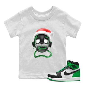 Air Jordan 1 Celtics shirt to match jordans Goosebumps Boy Christmas Edition sneaker tees Santa Gift AJ1 Celtics SNRT Sneaker Release Tees Baby Toddler White 1 T-Shirt