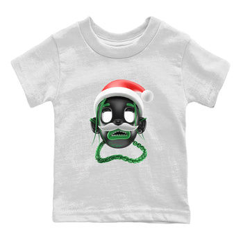 Air Jordan 1 Celtics shirt to match jordans Goosebumps Boy Christmas Edition sneaker tees Santa Gift AJ1 Celtics SNRT Sneaker Release Tees Baby Toddler White 2 T-Shirt