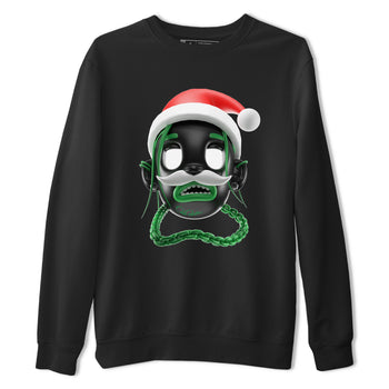 Air Jordan 1 Celtics shirt to match jordans Goosebumps Boy Christmas Edition sneaker tees Santa Gift AJ1 Celtics SNRT Sneaker Release Tees Unisex Black 2 T-Shirt