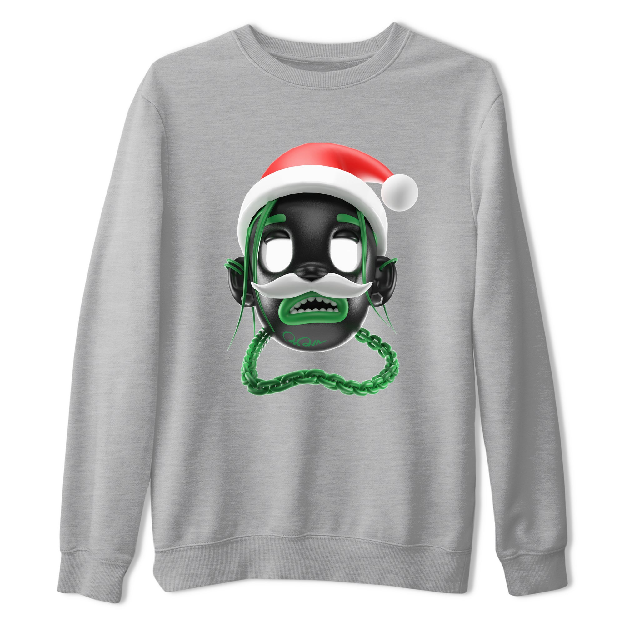 Air Jordan 1 Celtics shirt to match jordans Goosebumps Boy Christmas Edition sneaker tees Santa Gift AJ1 Celtics SNRT Sneaker Release Tees Unisex Heather Grey 2 T-Shirt