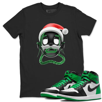 Air Jordan 1 Celtics shirt to match jordans Goosebumps Boy Christmas Edition sneaker tees Santa Gift AJ1 Celtics SNRT Sneaker Release Tees Unisex Black 1 T-Shirt