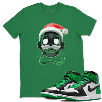 Air Jordan 1 Celtics shirt to match jordans Goosebumps Boy Christmas Edition sneaker tees Santa Gift AJ1 Celtics SNRT Sneaker Release Tees Unisex Kelly Green 1 T-Shirt