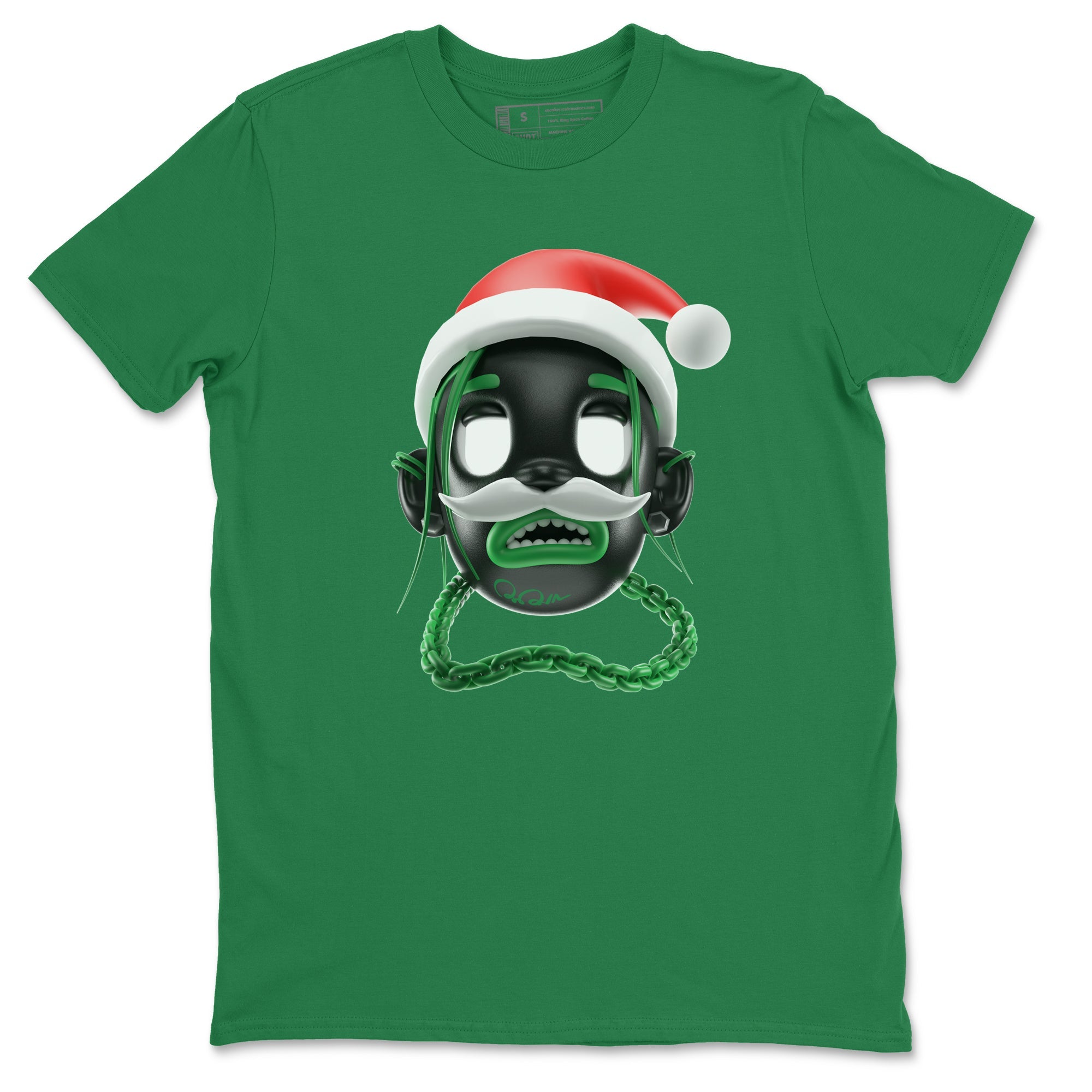 Air Jordan 1 Celtics shirt to match jordans Goosebumps Boy Christmas Edition sneaker tees Santa Gift AJ1 Celtics SNRT Sneaker Release Tees Unisex Kelly Green 2 T-Shirt