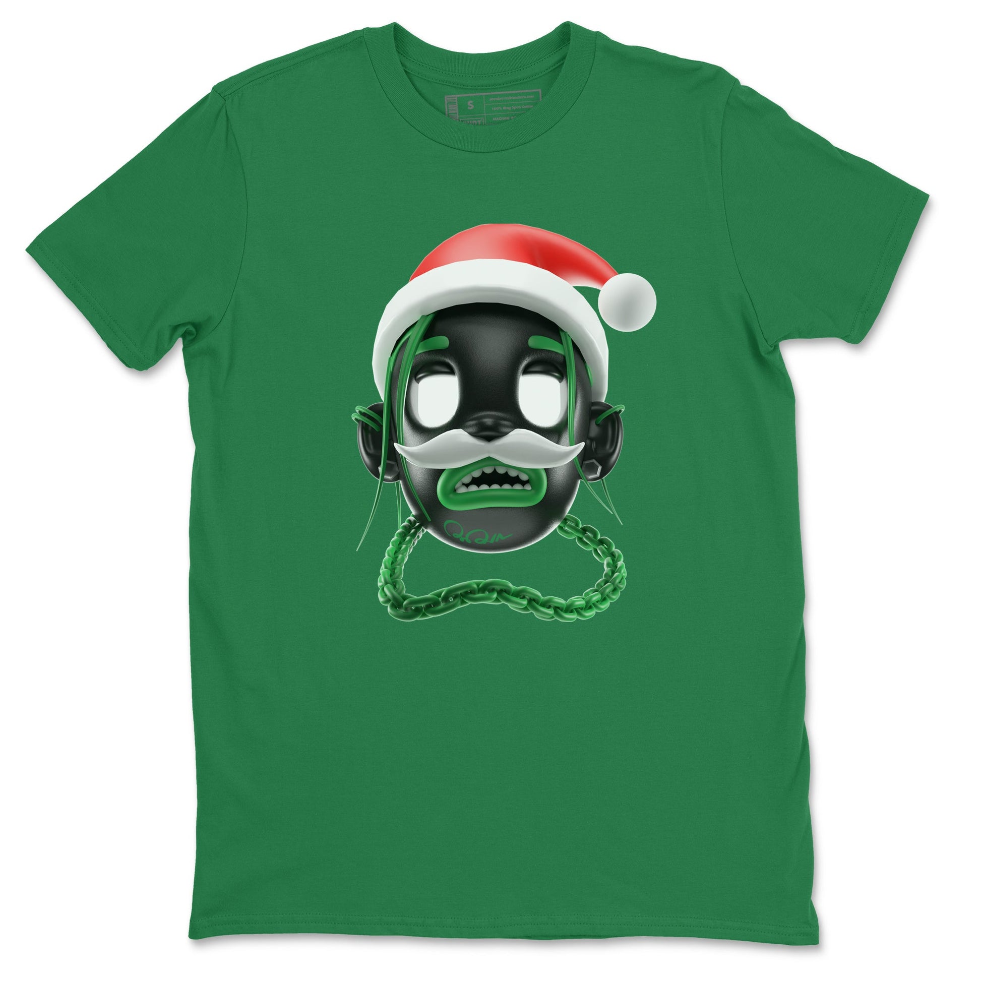 Air Jordan 1 Celtics shirt to match jordans Goosebumps Boy Christmas Edition sneaker tees Santa Gift AJ1 Celtics SNRT Sneaker Release Tees Unisex Kelly Green 2 T-Shirt