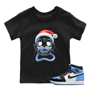 Air Jordan 1 UNC Toe shirt to match jordans Goosebumps Boy Christmas Edition sneaker tees Santa Gift AJ1 UNC Toe SNRT Sneaker Release Tees Baby Toddler Black 1 T-Shirt