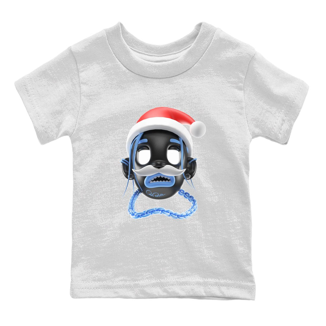 Air Jordan 1 UNC Toe shirt to match jordans Goosebumps Boy Christmas Edition sneaker tees Santa Gift AJ1 UNC Toe SNRT Sneaker Release Tees Baby Toddler White 2 T-Shirt