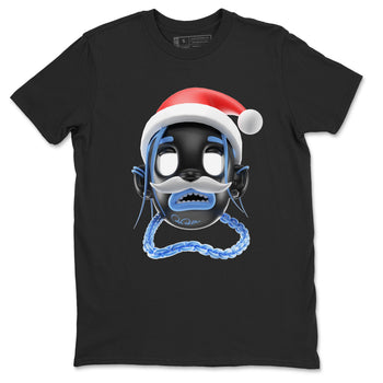 Air Jordan 1 UNC Toe shirt to match jordans Goosebumps Boy Christmas Edition sneaker tees Santa Gift AJ1 UNC Toe SNRT Sneaker Release Tees Unisex Black 2 T-Shirt