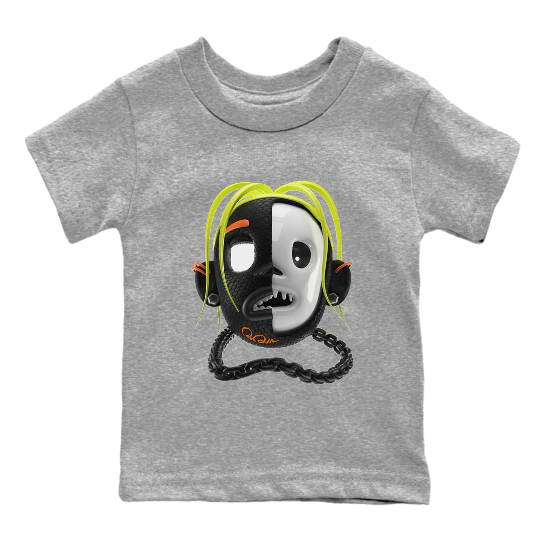Dunk Mid Premium shirt to match jordans Goosebumps Boy sneaker tees Halloween night dress Dunk Halloween SNRT Sneaker Release Tees Baby Toddler Heather Grey 2 T-Shirt