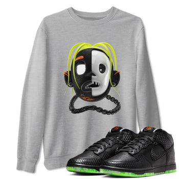 Dunk Mid Premium shirt to match jordans Goosebumps Boy sneaker tees Halloween night dress Dunk Halloween SNRT Sneaker Release Tees Unisex Heather Grey 1 T-Shirt