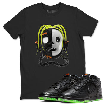 Dunk Mid Premium shirt to match jordans Goosebumps Boy sneaker tees Halloween night dress Dunk Halloween SNRT Sneaker Release Tees Unisex Black 1 T-Shirt