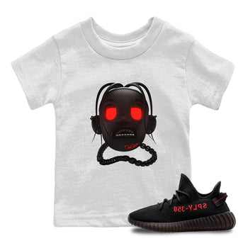 Yeezy 350 Bred shirt to match jordans Goosebumps Boy sneaker tees Adidas Yeezy Boost V2 350 Bred SNRT Sneaker Release Tees Baby Toddler White 1 T-Shirt