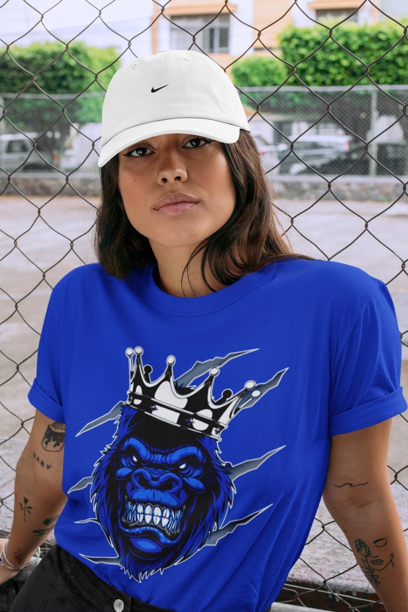 Jordan 3 Racer Blue Sneaker Match Tees Gorilla Sneaker Tees Jordan 3 Racer Blue Sneaker Release Tees Unisex Shirts
