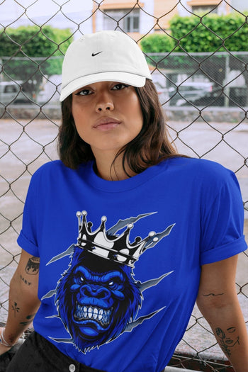 Jordan 3 Racer Blue Sneaker Match Tees Gorilla Sneaker Tees Jordan 3 Racer Blue Sneaker Release Tees Unisex Shirts