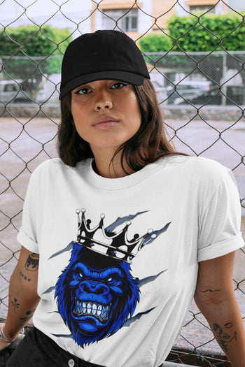 Jordan 3 Racer Blue Sneaker Match Tees Gorilla Sneaker Tees Jordan 3 Racer Blue Sneaker Release Tees Unisex Shirts