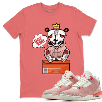 Jordan 3 Rust Pink Sneaker Match Tees Got Em Sneaker Tees Jordan 3 Rust Pink Sneaker Release Tees Unisex Shirts
