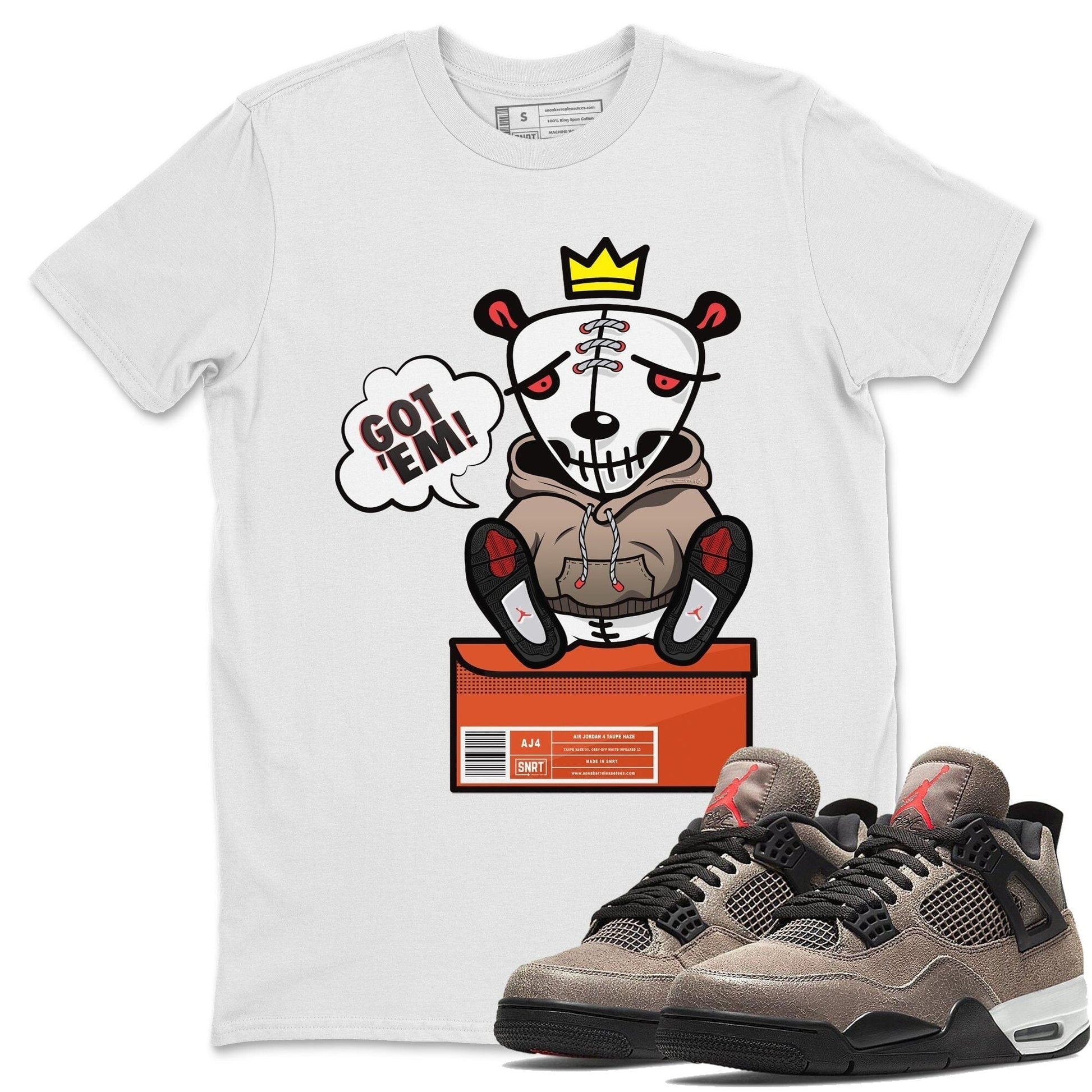 Jordan 4 Taupe Haze Sneaker Match Tees Got Em Sneaker Tees Jordan 4 Taupe Haze Sneaker Release Tees Unisex Shirts