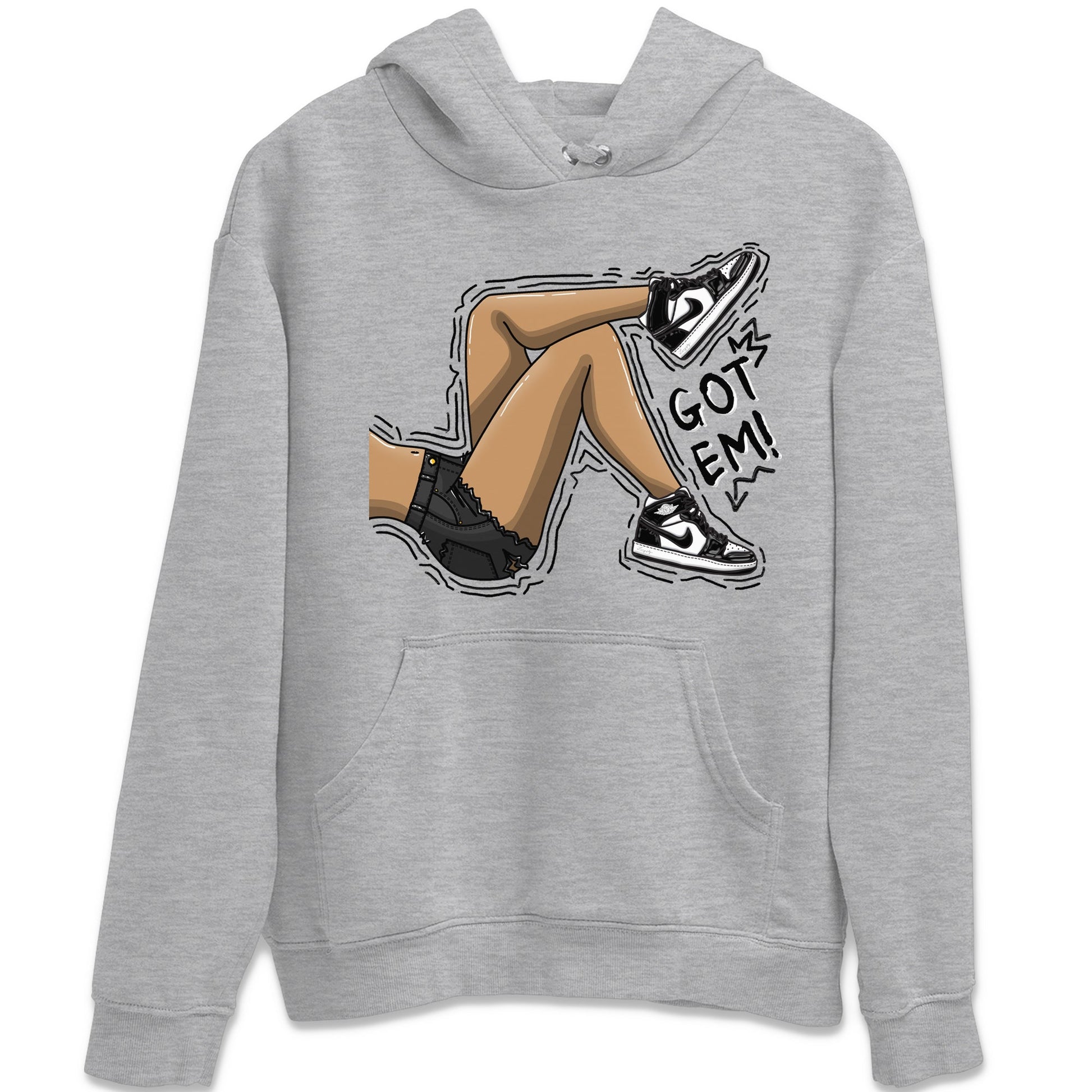 Air Jordan 1 Black White Sneaker Match Tees Got Em Legs Sneaker Tees Air Jordan 1 Black White Sneaker Release Tees Unisex Shirts