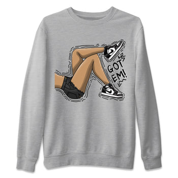 Air Jordan 1 Black White Sneaker Match Tees Got Em Legs Sneaker Tees Air Jordan 1 Black White Sneaker Release Tees Unisex Shirts