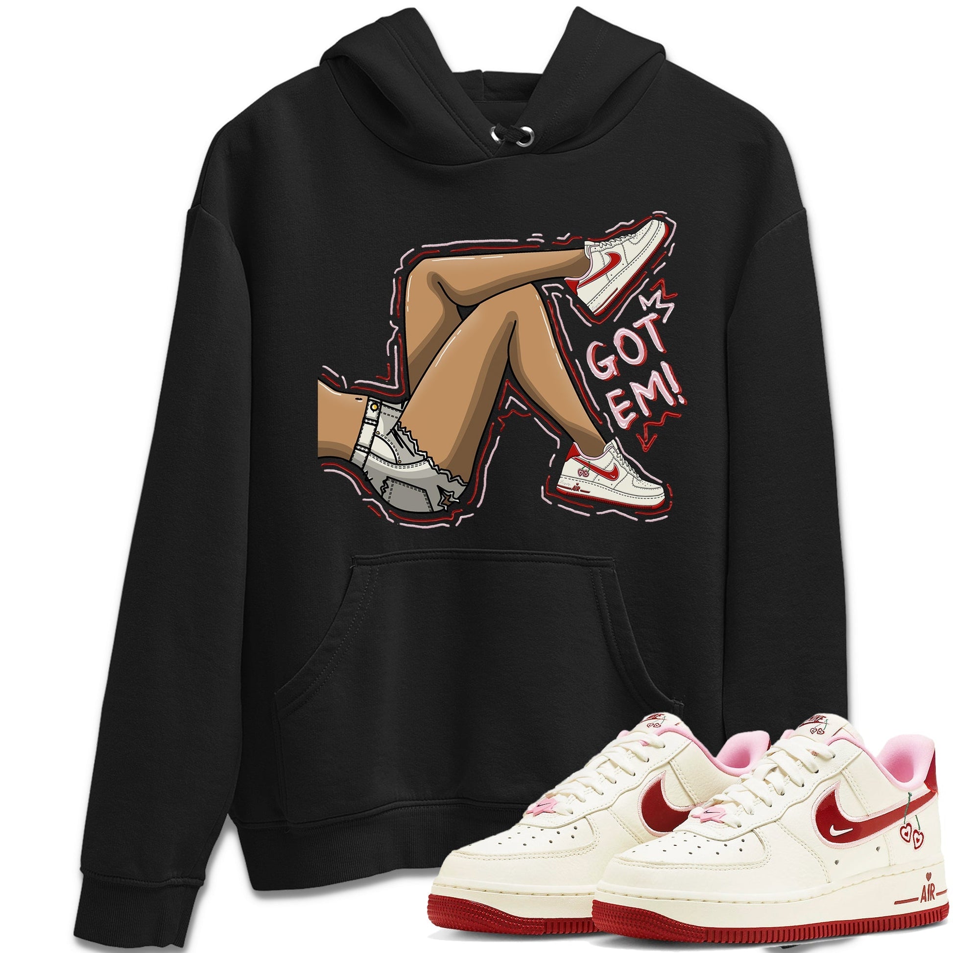 Air Force 1 Valentines Day Sneaker Match Tees Got Em Legs Sneaker Tees Air Force 1 Valentines Day Sneaker Release Tees Unisex Shirts