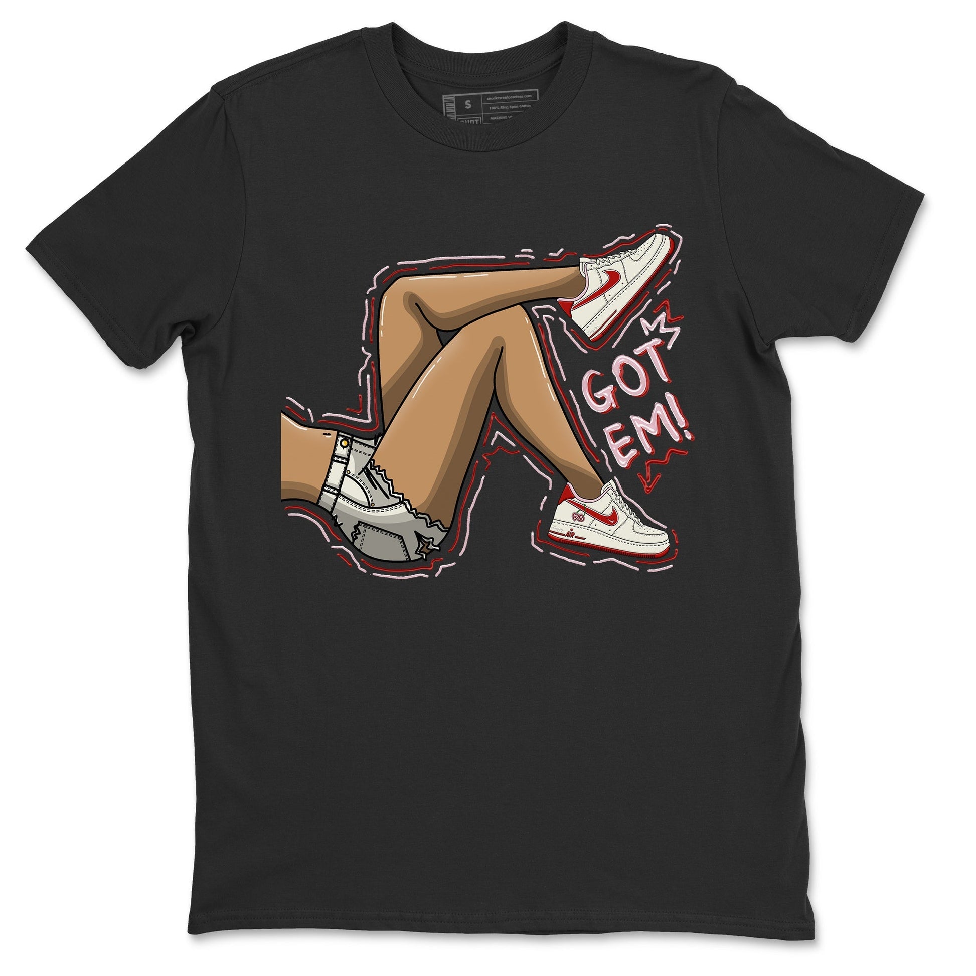 Air Force 1 Valentines Day Sneaker Match Tees Got Em Legs Sneaker Tees Air Force 1 Valentines Day Sneaker Release Tees Unisex Shirts