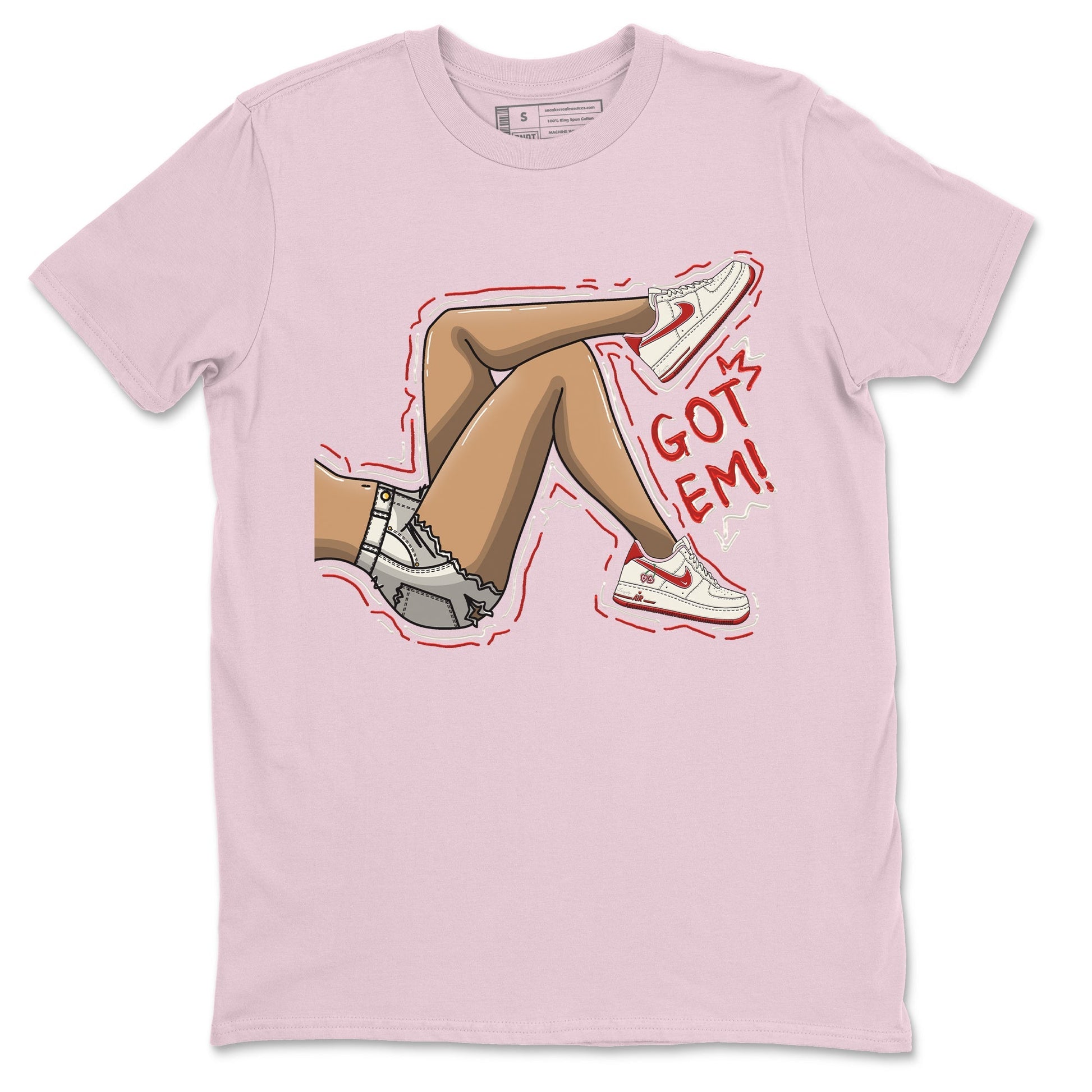 Air Force 1 Valentines Day Sneaker Match Tees Got Em Legs Sneaker Tees Air Force 1 Valentines Day Sneaker Release Tees Unisex Shirts